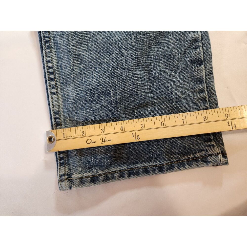 Wrangler Men’s 36x30 Straight Leg100% Cotton Light Wash Classic Y2K Dad Jeans - Picture 9 of 9